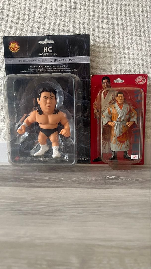 長州力とジャイアント馬場のフィギュア【美品】 Yahoo!オークション -「ジャイアント馬場 フィギュア」の落札相場