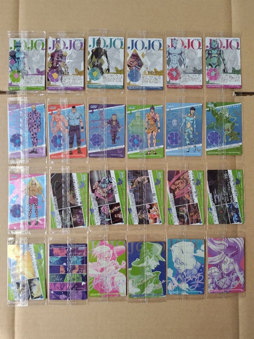 ジョジョの奇妙な冒険　ウエハースカード　第１弾〜第９弾（最新弾）フルコンプ