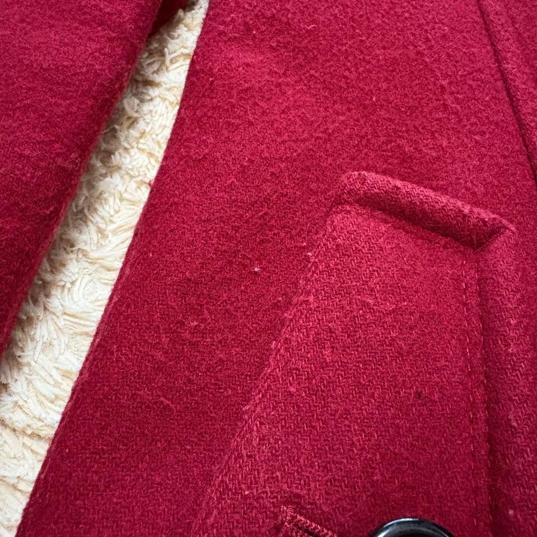 レア】ブルーレーベル クレストブリッジ レッド ダッフルコート 赤