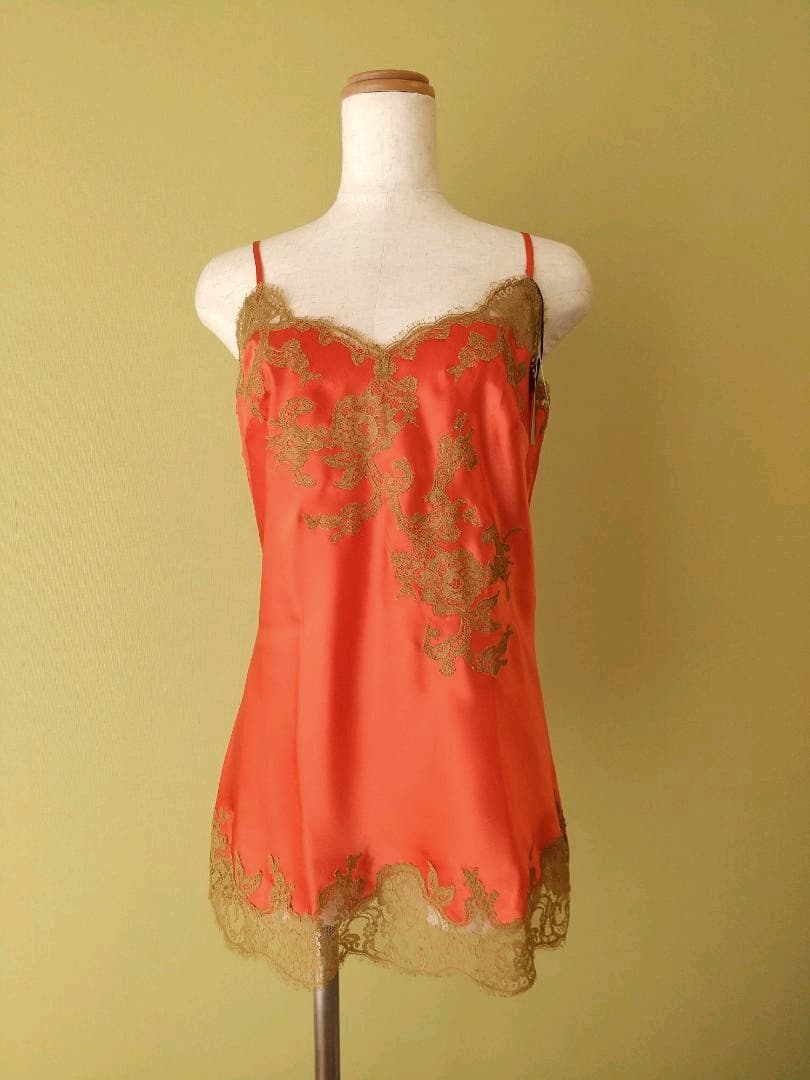 専用＊《マルジョレーヌ》Gemma　シルクキャミソール　FR40　オレンジ