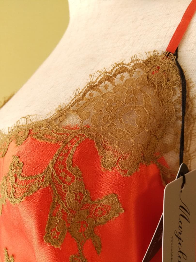 専用＊《マルジョレーヌ》Gemma　シルクキャミソール　FR40　オレンジ