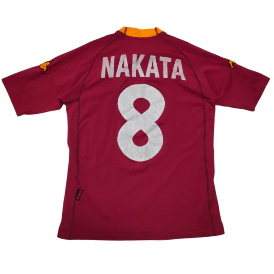 イタリア製 ASローマユニフォーム 中田英寿 背番号8 kappa 00/01