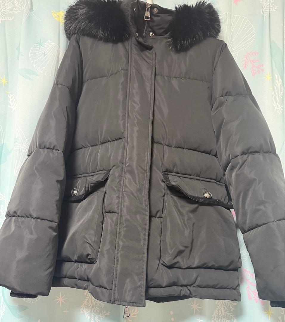 rady ファーフーディファイバーダウンコート - メルカリ