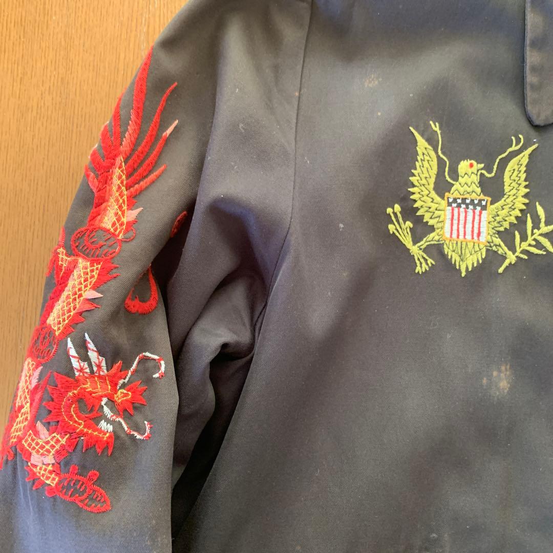 L*K様 雰囲気抜群 40サイズ シュガーケーン ベトジャン 刺繍 - メルカリ