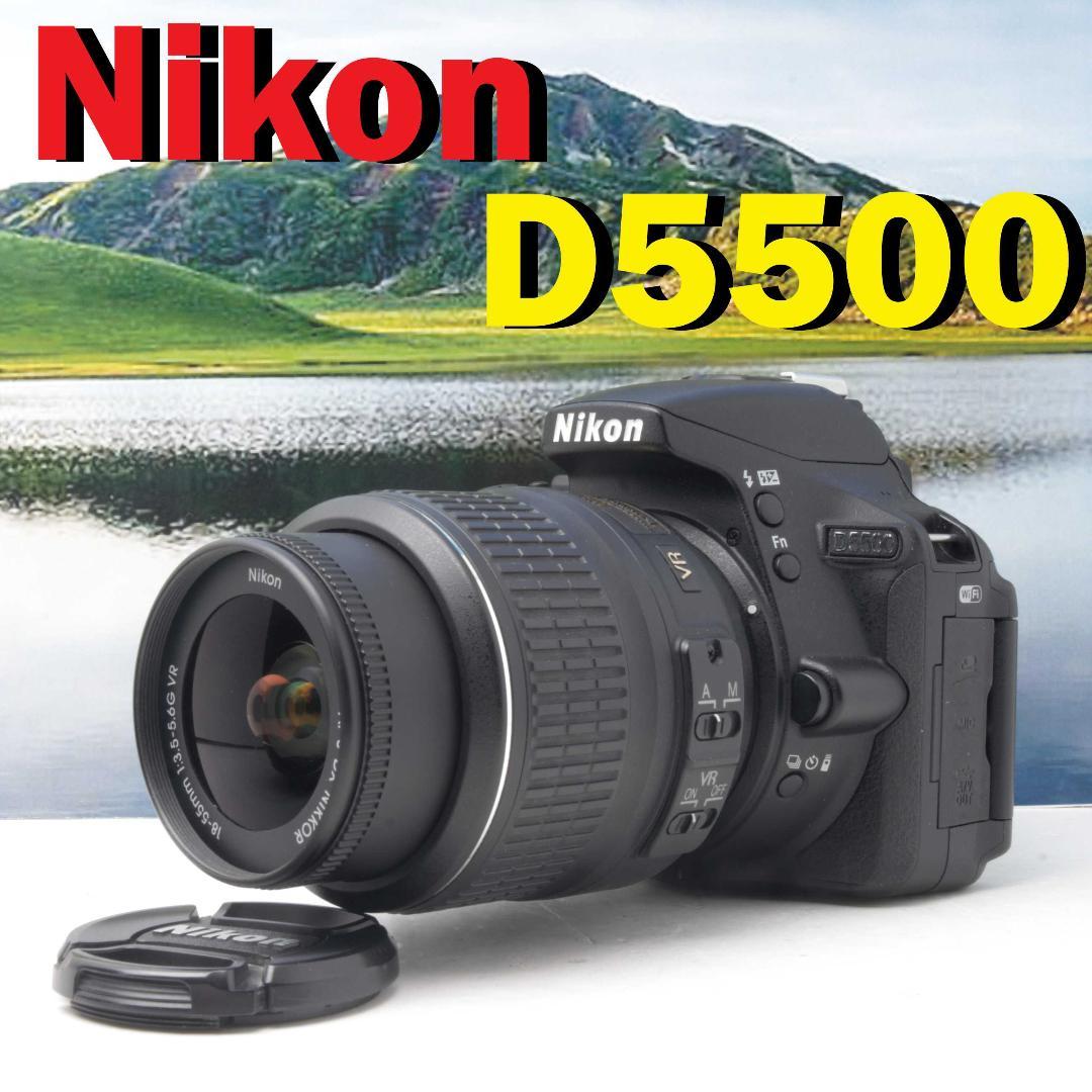 初心者向け　Nikon D5500 高性能 Wi-Fi搭載 届いてすぐ使える Amazon | Nikon D5500 DX-Format デジタル一眼レフカメラ + AF-P 18