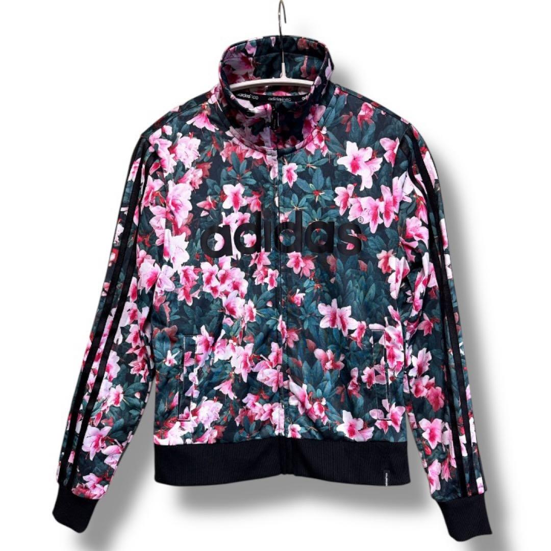 adidas originals 花柄ジャケット M ジャージ アディダス - メルカリ