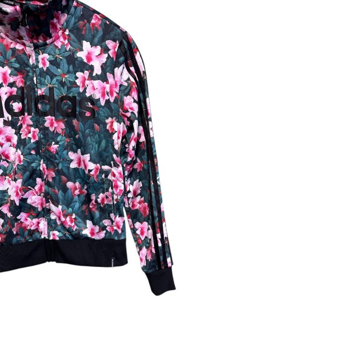 adidas originals 花柄ジャケット M ジャージ アディダス - メルカリ