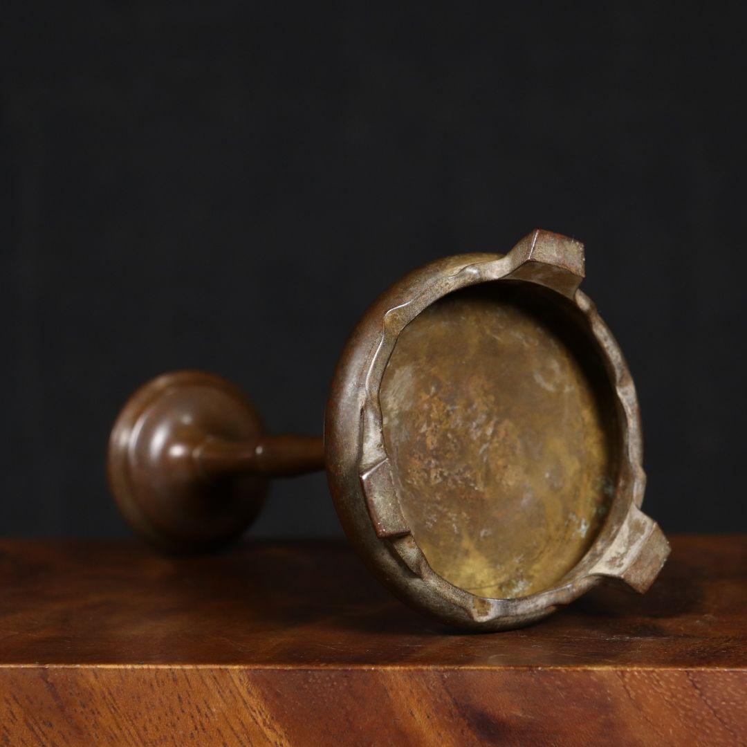 銅製 鶴守宮灯香炉檀香炉 禅意 茶室薫香炉 香道具 装飾品