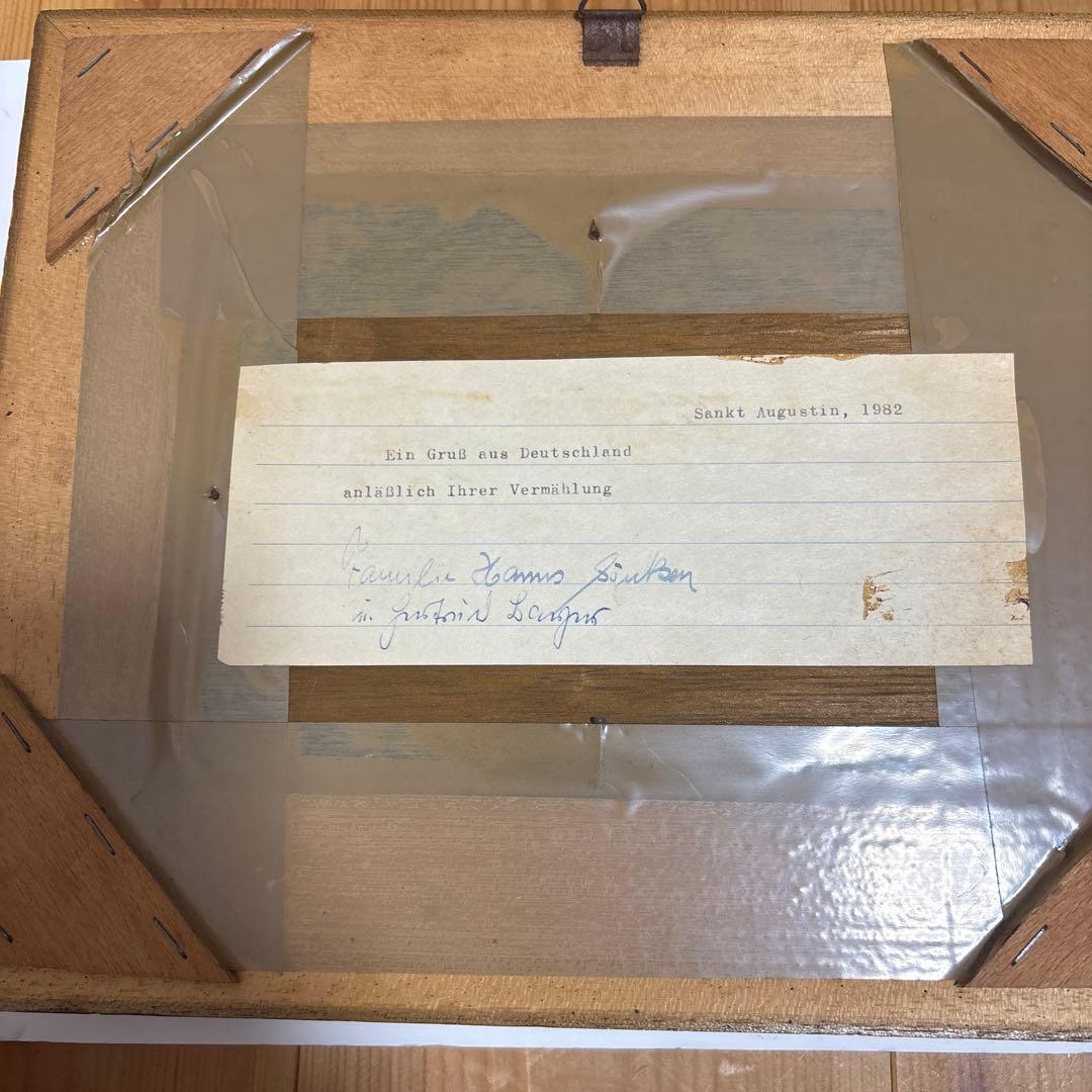 油彩画 Ein Gruß aus Deutschland 1982