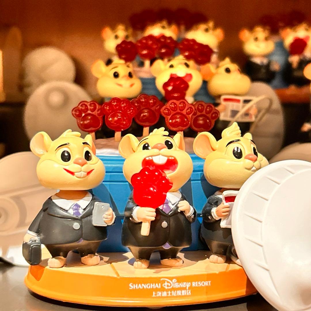 上海ディズニー ズートピア レミング アイスキャンディー 首振り