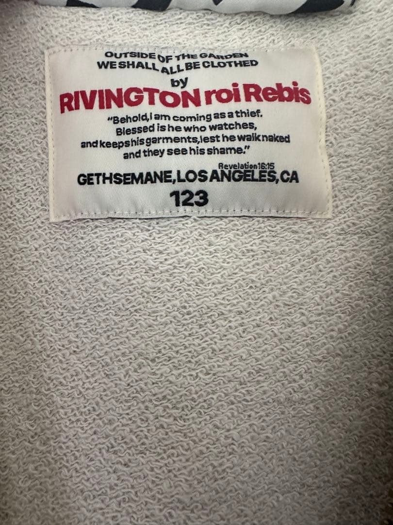 コムドットやまと着用 RRR123ジップパーカー - メルカリ