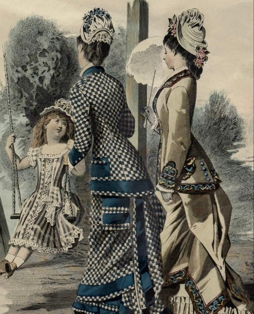 REVUE DE LA MODE 印刷物 1868年 【商品番号①】