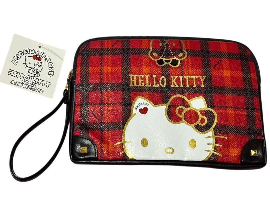 【限定品】キティ　40周年　モバイル ポーチ　タブレット ケース　2015