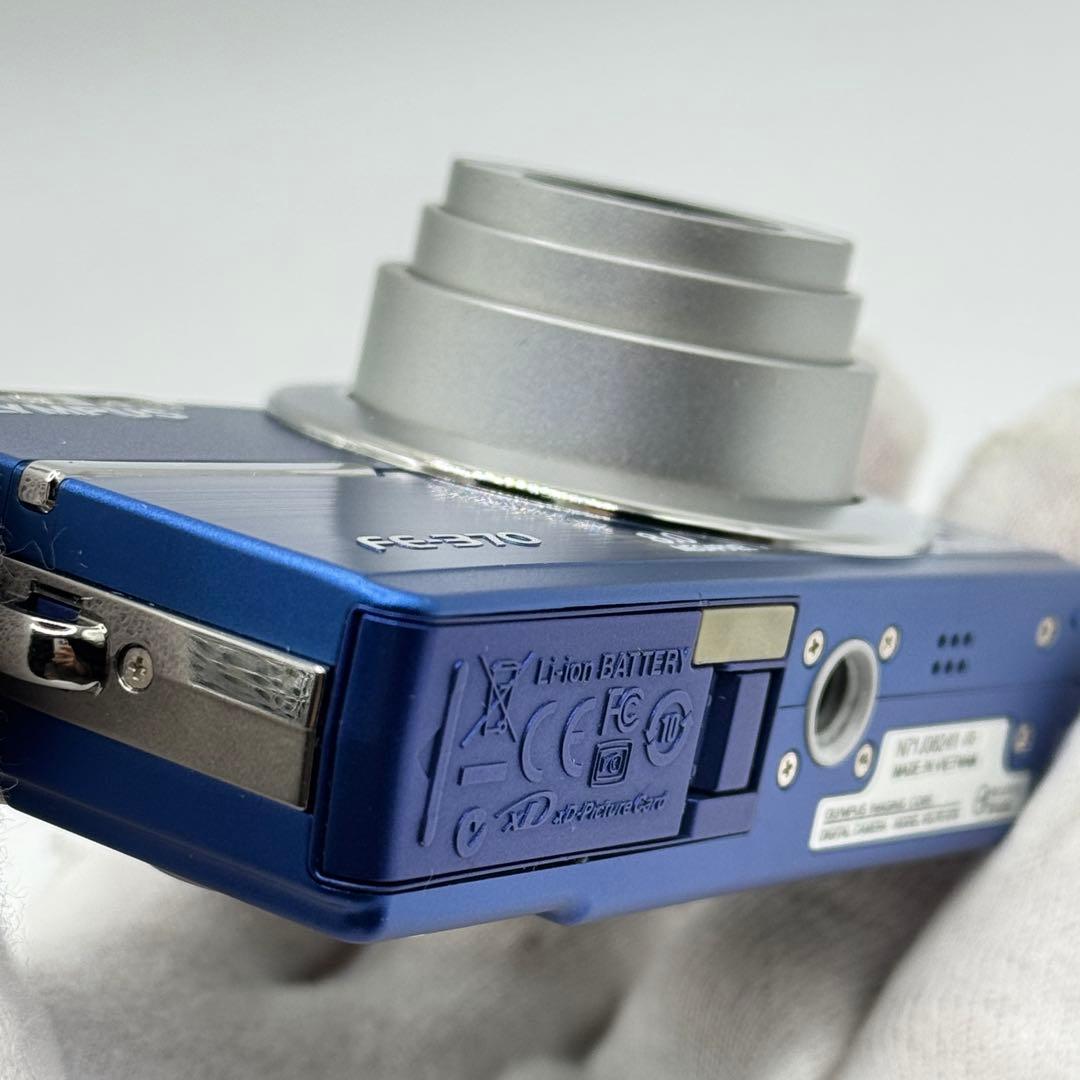 美品 箱付】 OLYMPUS FE-370 青 オリンパス コンデジ - メルカリ