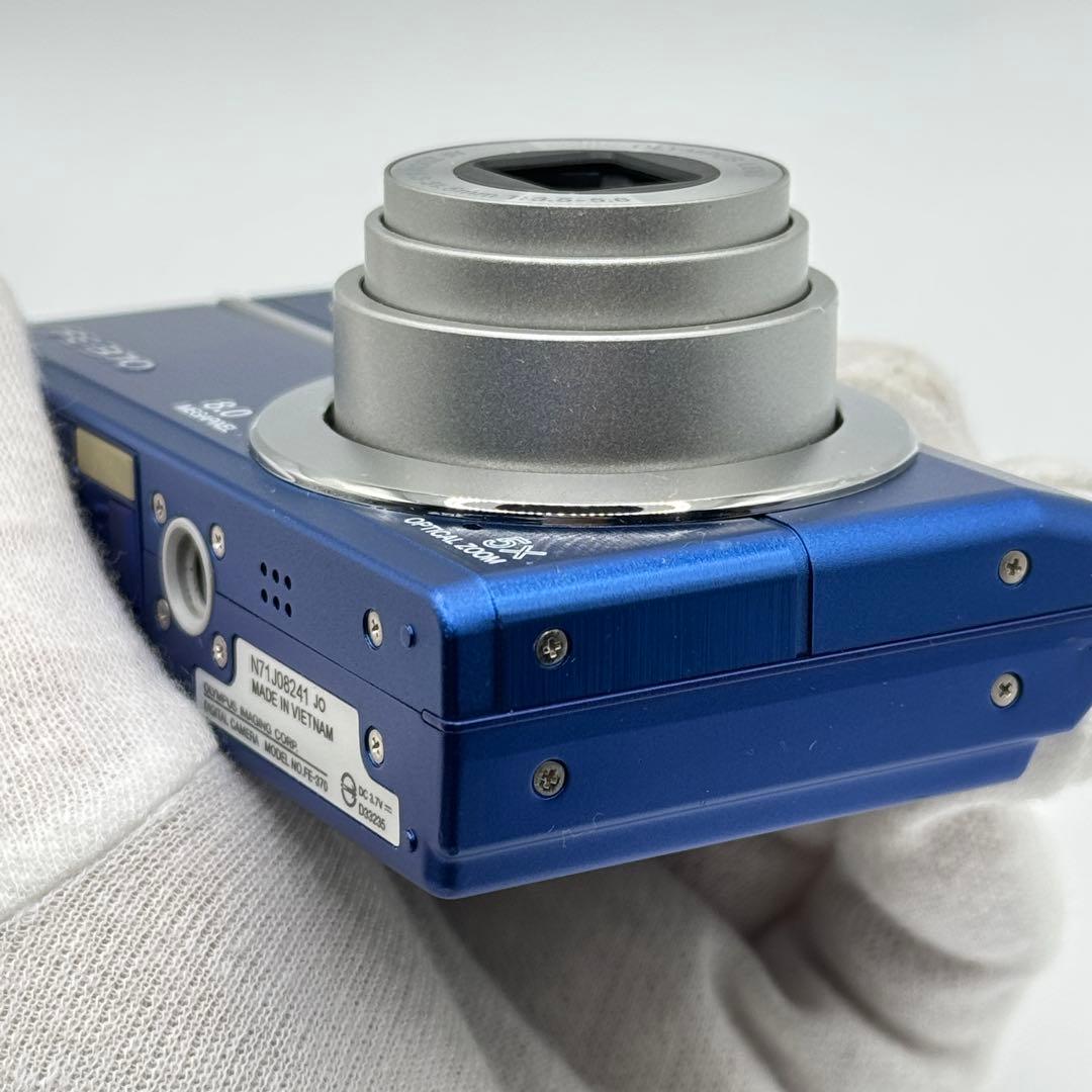 美品 箱付】 OLYMPUS FE-370 青 オリンパス コンデジ - メルカリ