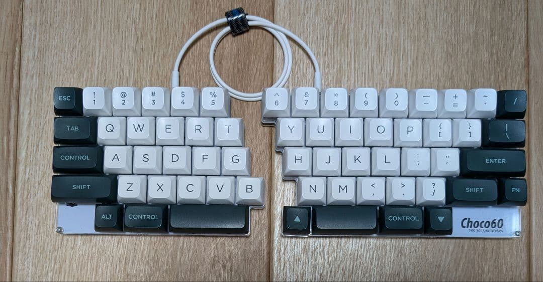 Choco60 rev.2 自作左右分割キーボード - メルカリ