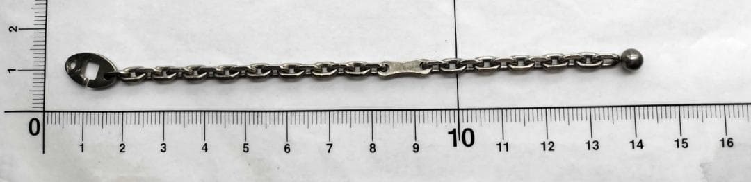 HERMES チェーン キー用 キーホルダー SV925 6.4g シルバー