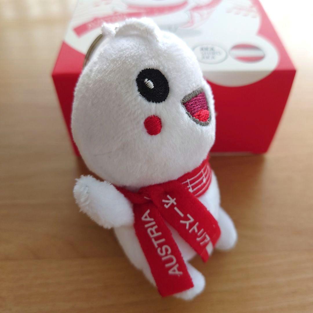 大阪万博 EXPO オーストリア 赤白赤 キーホルダー キャラクター