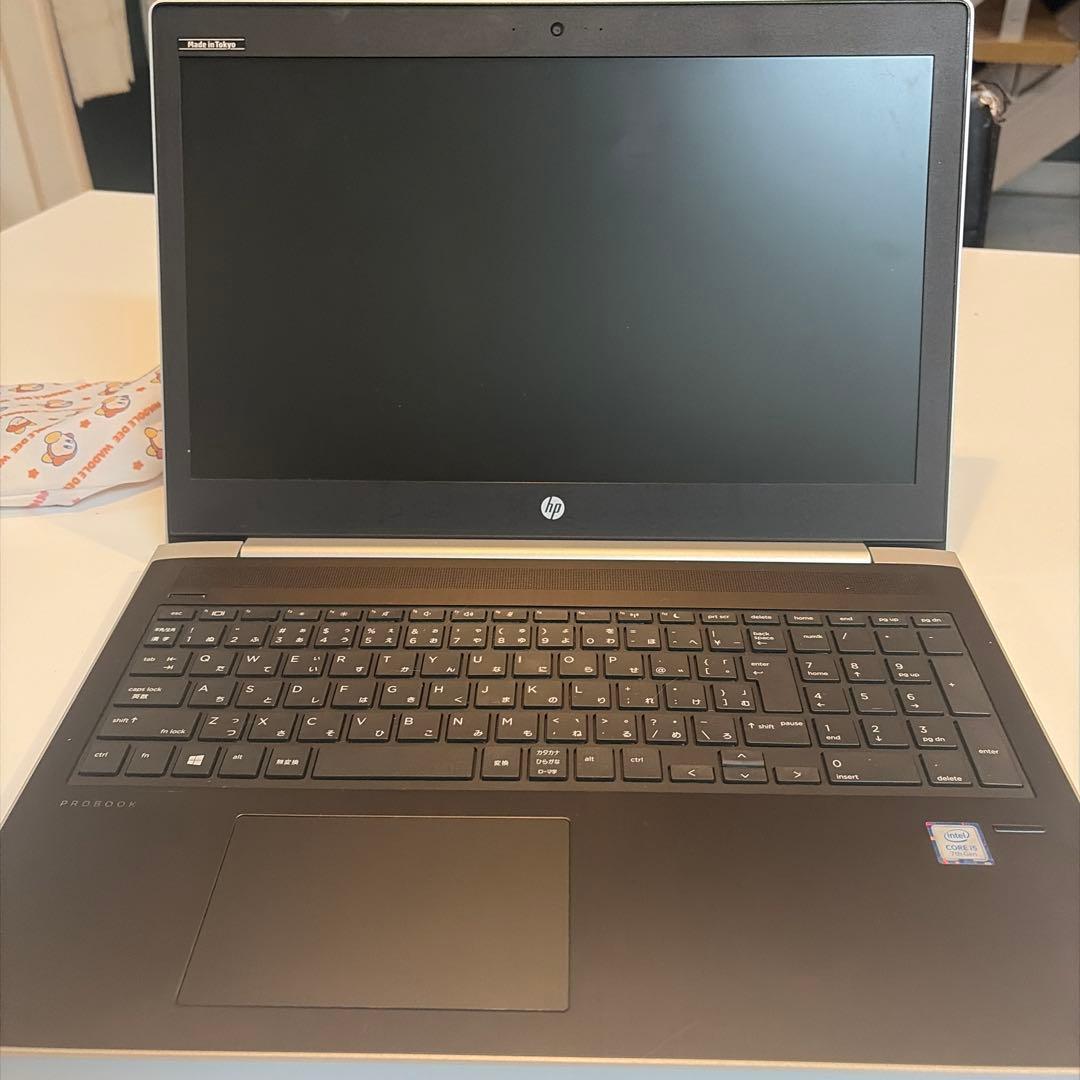 その他ノートPC本体 HP ProBook 650 g5 日本HP HP ProBook 650 G5 第8世代 Core i5 メモリ16GB Nvme M.2 SSD