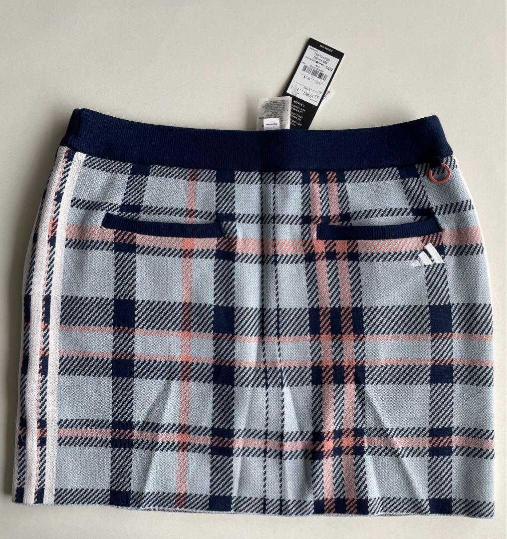 新品タグ付⛳️Lサイズ アディダス ゴルフウェア ニットスカート