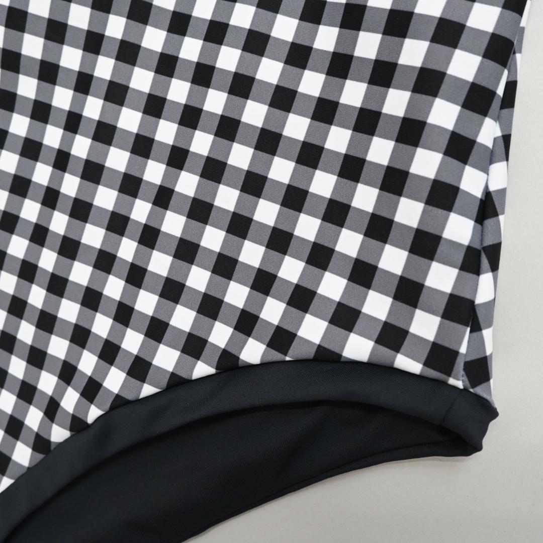 □ 45793☆夏 定価2.5万 アリシアスタン スイムウェア ギンガム