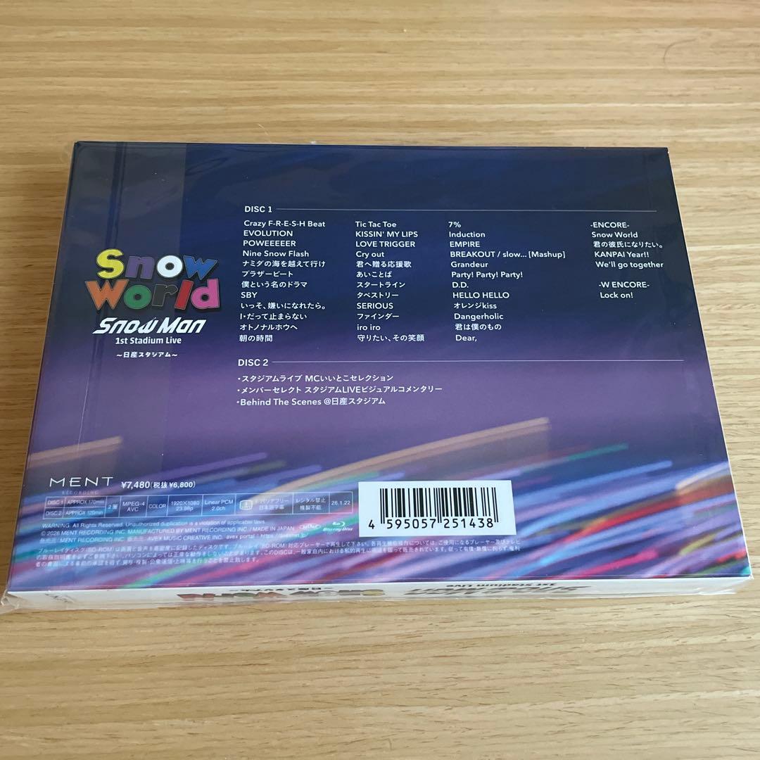 Snowman SnowWorld 日産スタジアムBlu-ray 新品未開封 - メルカリ