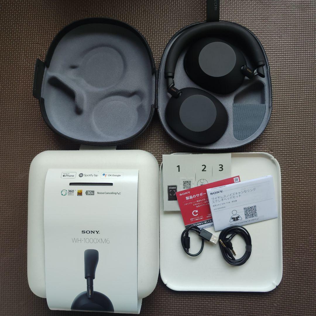 美品 SONY WH-1000XM6 ワイヤレスヘッドホン WH-1000XM6 | ヘッドホン | ソニー
