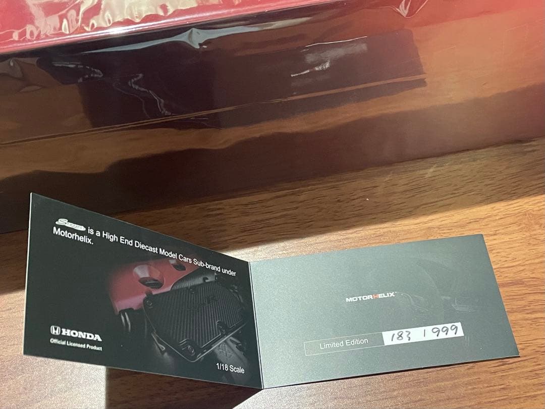 MOTORHELIX 1/18 ホンダシビックType R (FL5)