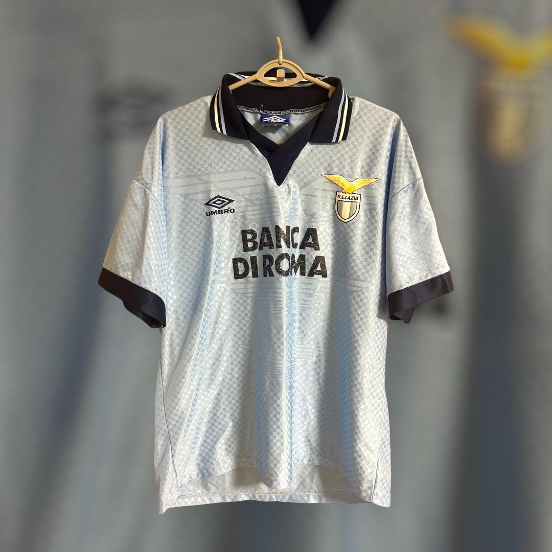 90S VINTAGE 95-96 S.S.LAZIO UMBRO L ユニ