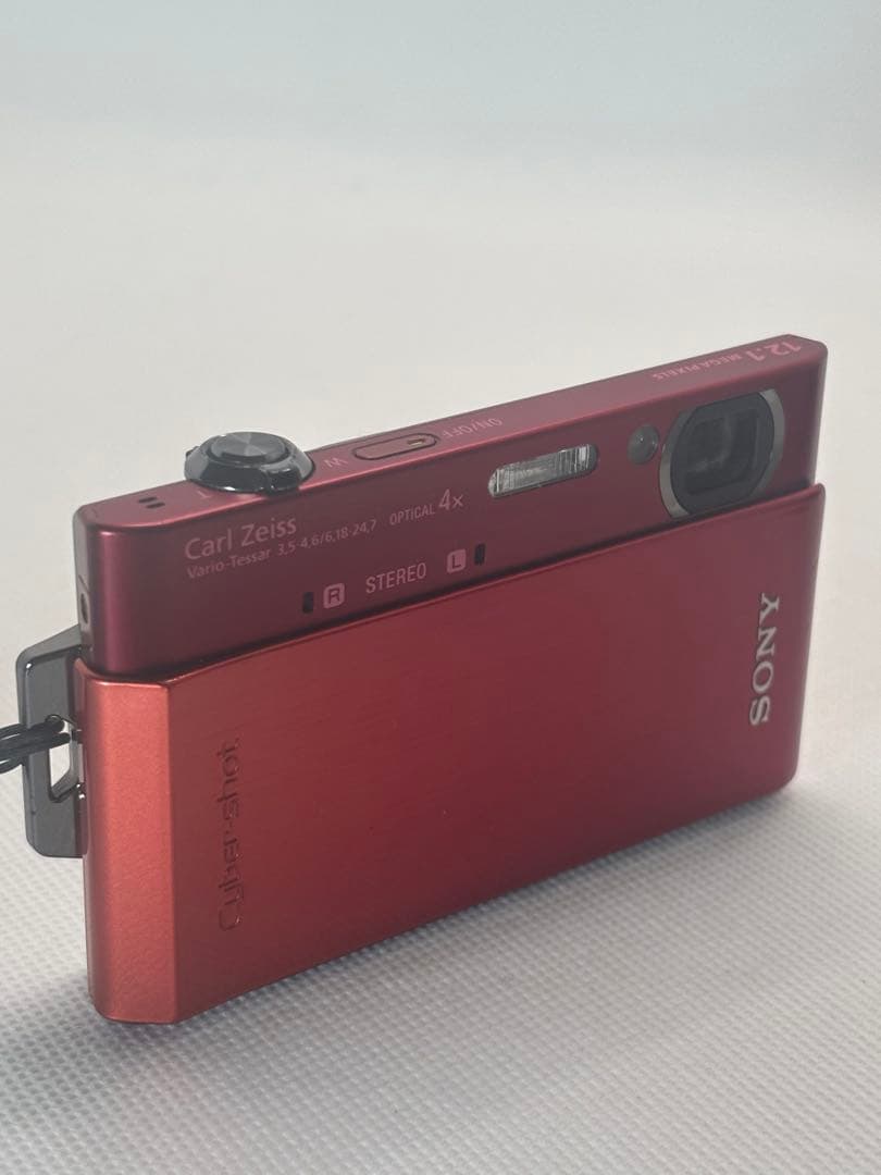 SONY ソニー Cyber-shot DSC-T900 レッド☆元箱付き☆ - メルカリ