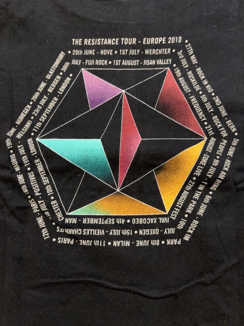 MUSE THE RESISTANCE TOUR 2010 Tシャツ