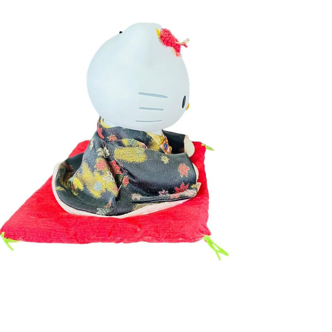 ハローキティ 日本人形 黒もみじ 着物 置物 フィギュア 2002年