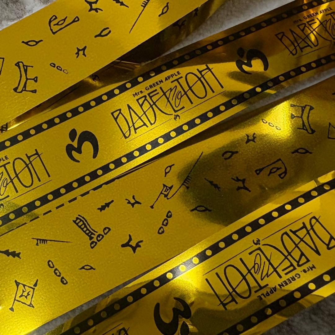 ミセス BABEL no TOH RingoJamシート特典 グッズ 銀テープ