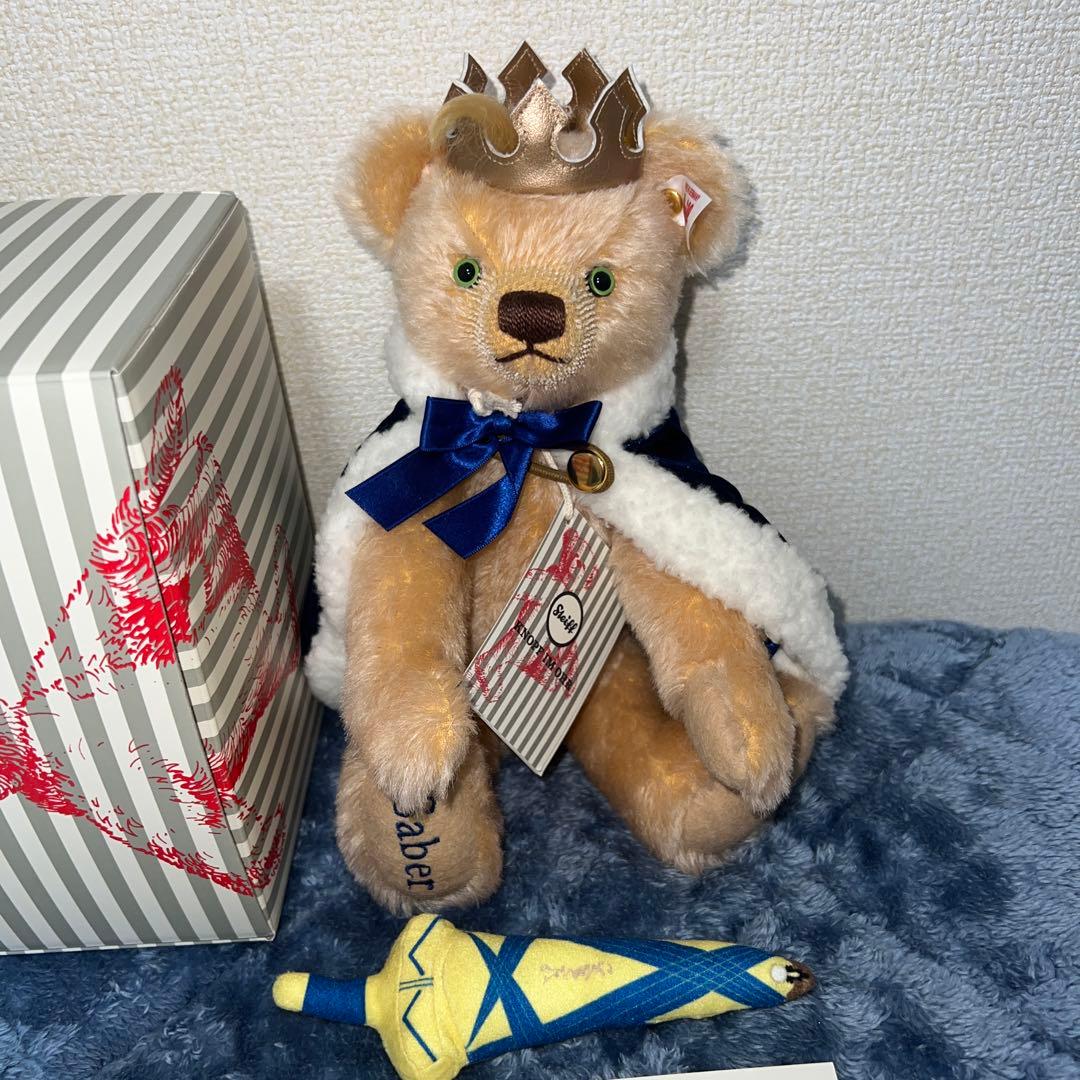 【未使用】限定品　Fate Steiff シュタイフ　コラボテディ　セイバー