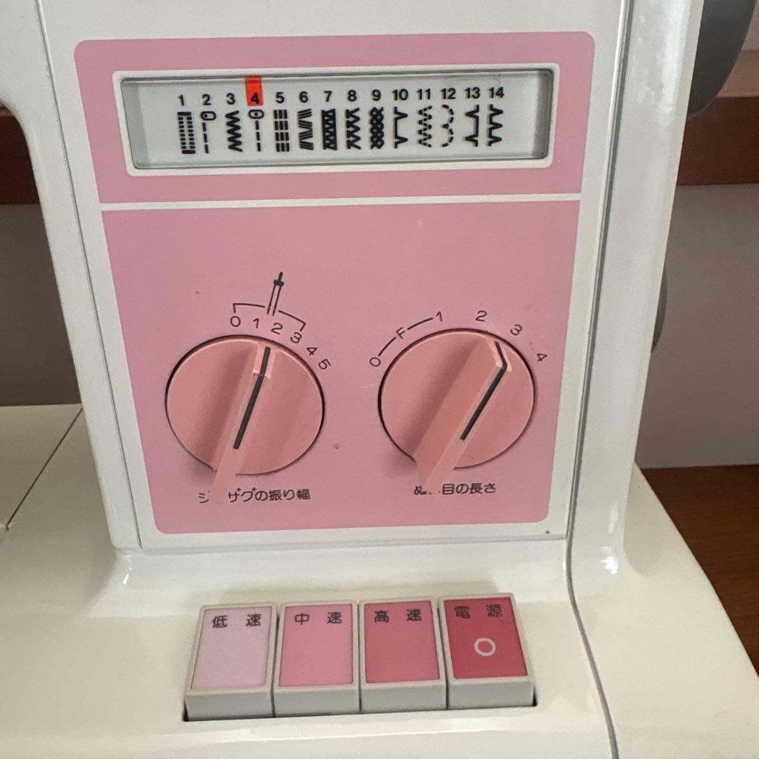 brother ブラザー zz3-B754型 ピンク色 昭和のミシン - メルカリ