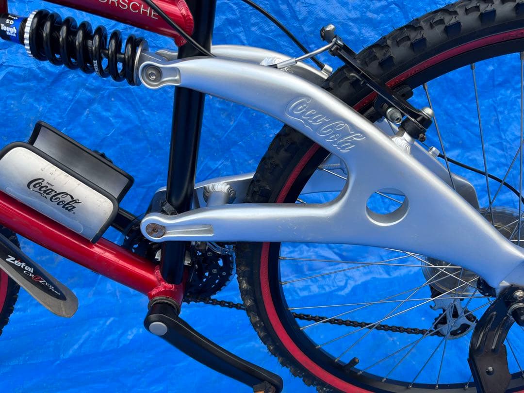 極美品2002ポルシェデザイン コカコーラマウンテンバイク ロゴ入り