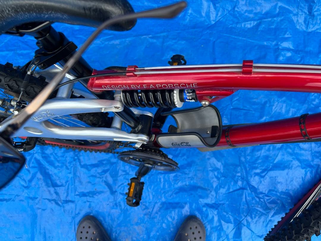 極美品2002ポルシェデザイン コカコーラマウンテンバイク ロゴ入り