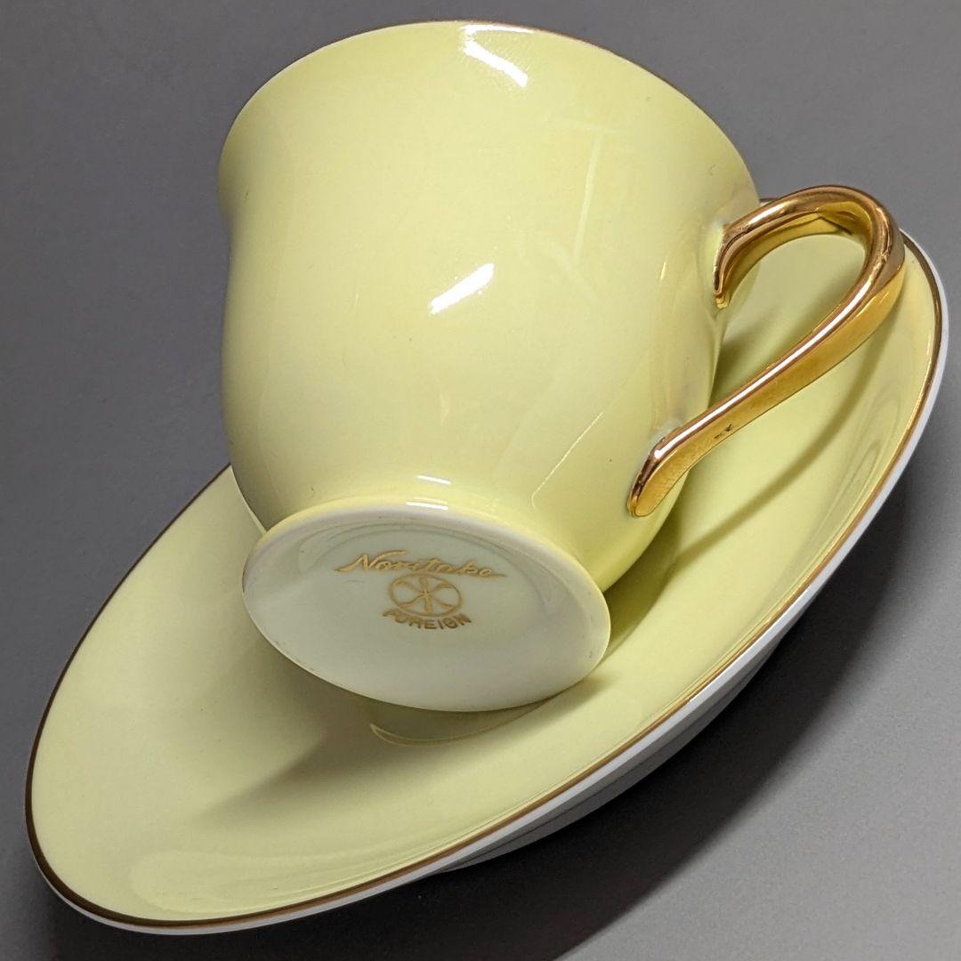 オールドノリタケ 金彩ハーレクインキャビネットカップ&ソーサー