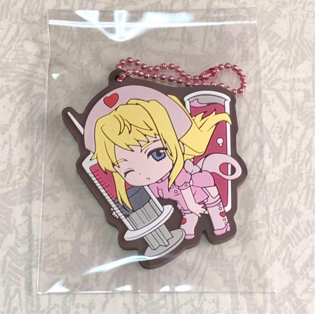 マクロスF シェリル ランカ ラバーマスコット キーホルダー 缶バッジ