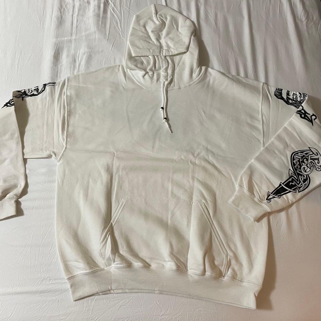 レッチリ アンソニーキーディス タトゥー パーカー(L)