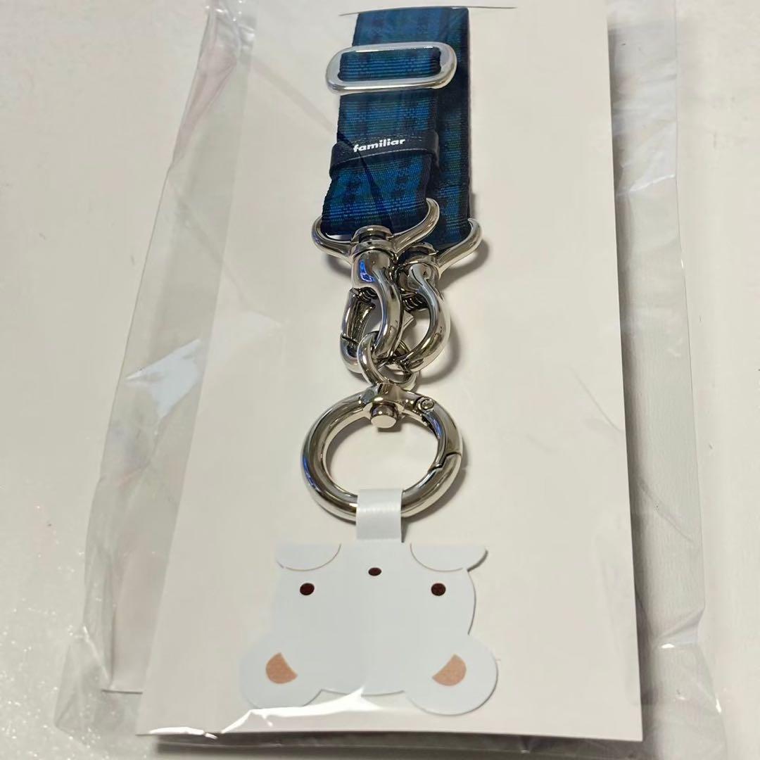 新品未開封】familiar ショルダーストラップ 青 - メルカリ