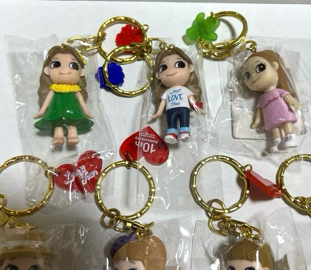 西野カナ オリジナルマスコットキーホルダー 7個セット ライブグッズ 可愛い