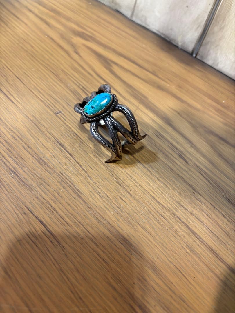 E.S.MITCHELL スターリングシルバーターコイズバングル