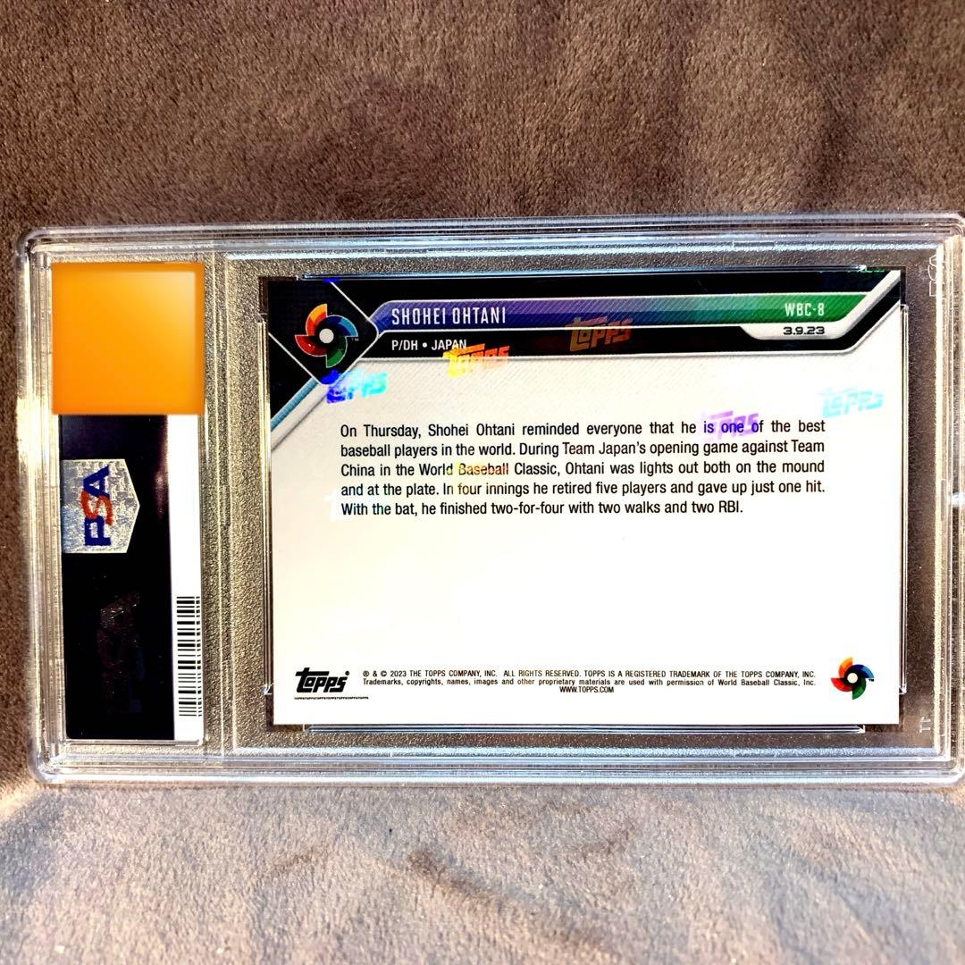 PSA10 大谷翔平 2023 WBC 中国戦 二刀流カード 超貴重 ♯WBC8 - メルカリ