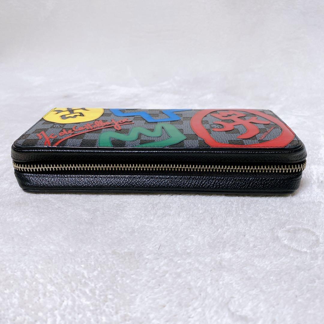 美品 カステルバジャック オーガナイザー 長財布 ラウンドジップ