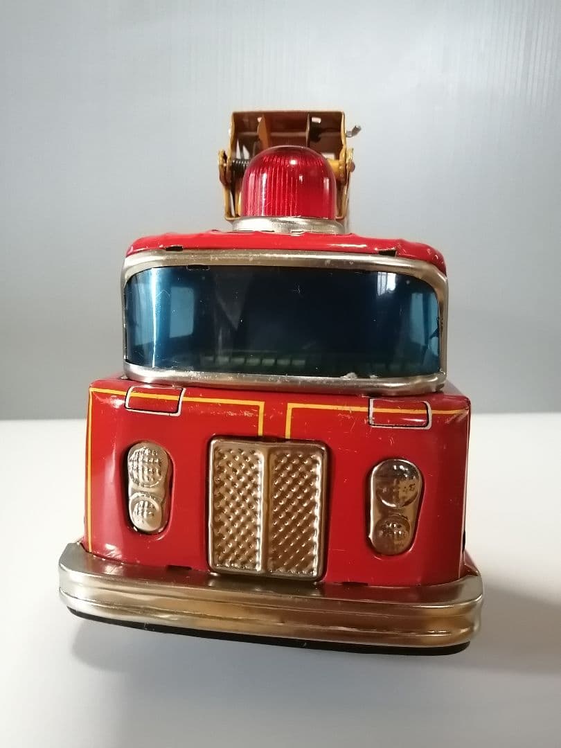 アメリカ型 ハシゴ消防車　電動 / ブリキ　光球商会
