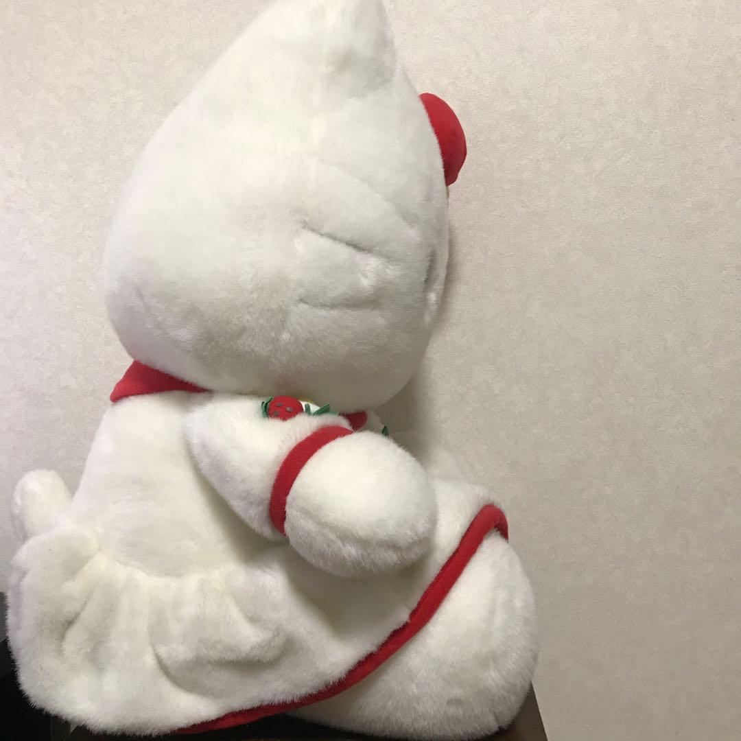 レトロ　ハローキティ　ジャンボ　ぬいぐるみ　特大　巨大　サンリオ　レア　タグ