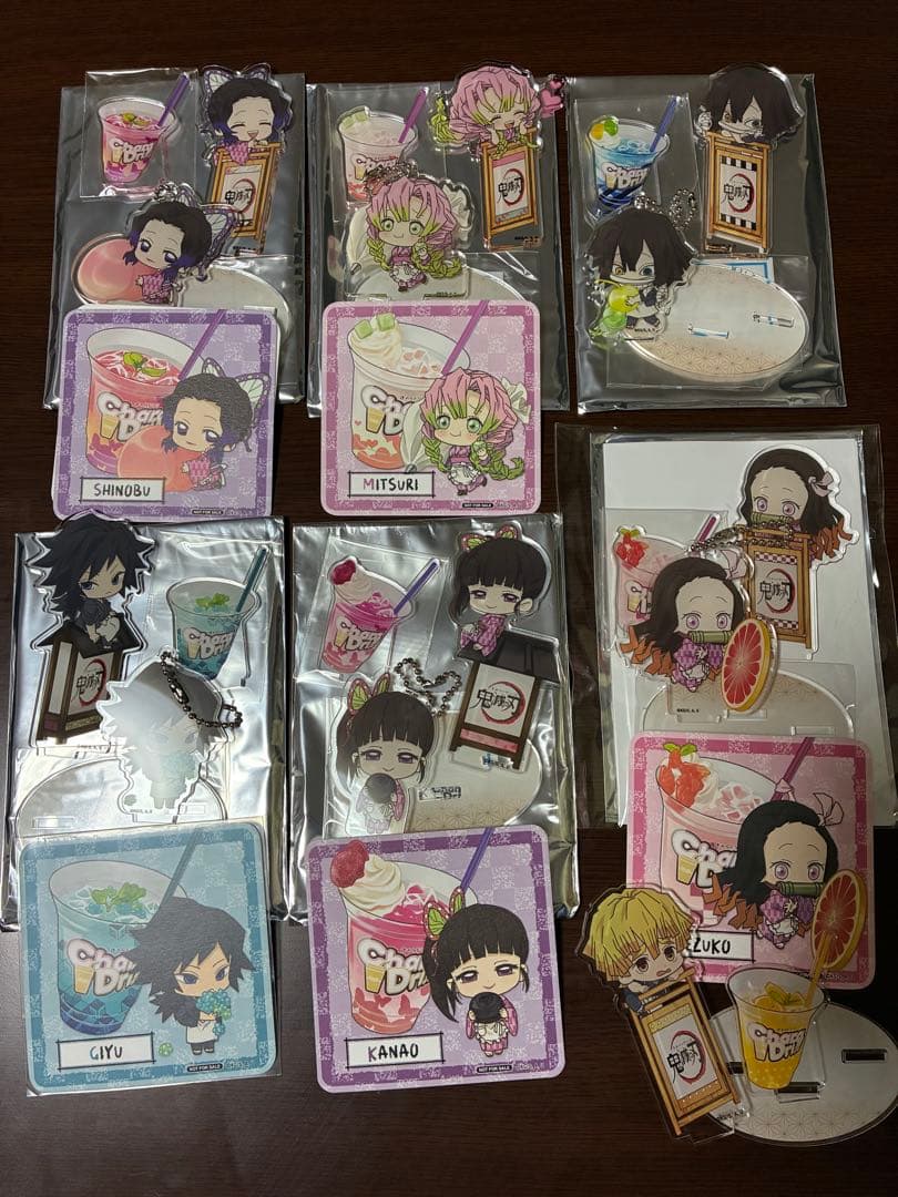 鬼滅の刃　きゃらドリ　セット 鬼滅の刃』x「きゃらドリ！！」炭治郎や柱をイメージしたドリンク