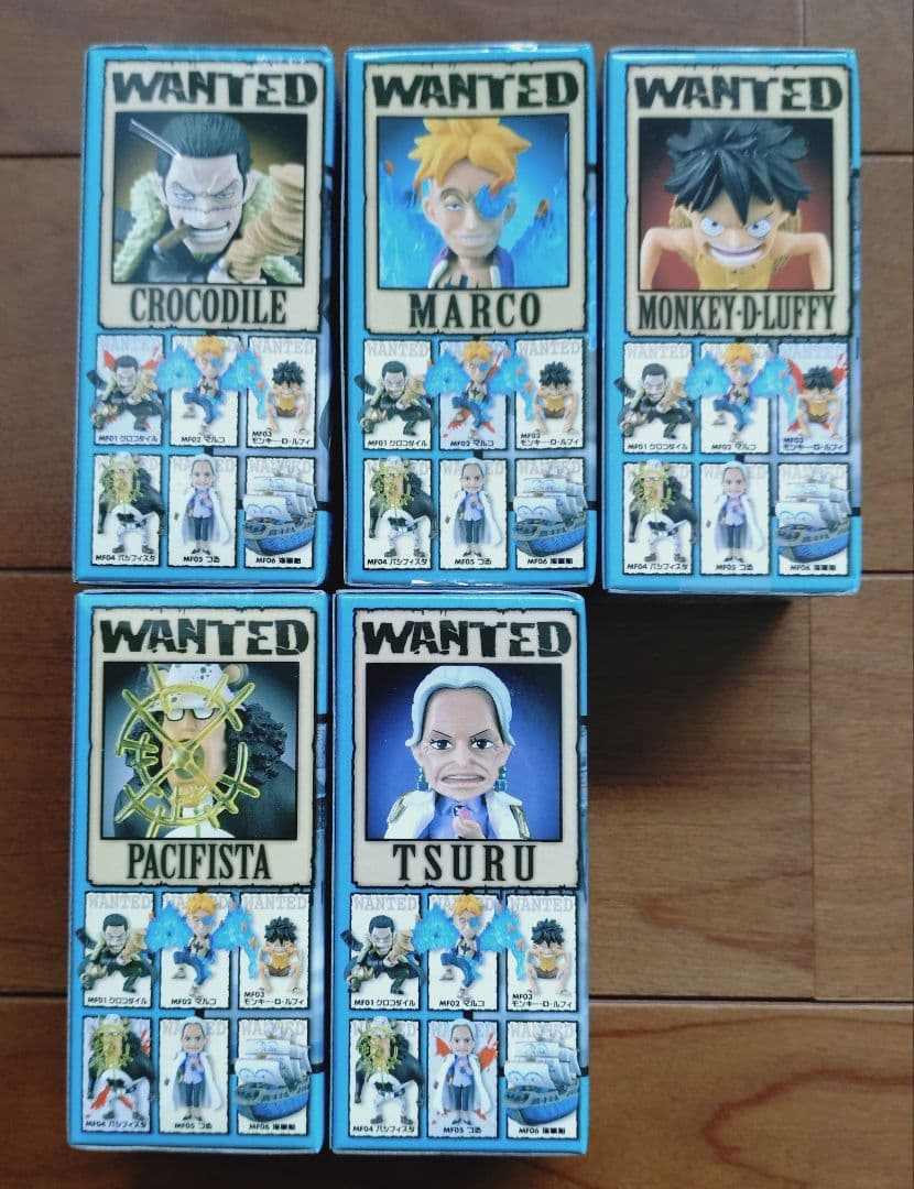 ワンピース　フィギュア　ワーコレ　マリンフォード　５体　セット