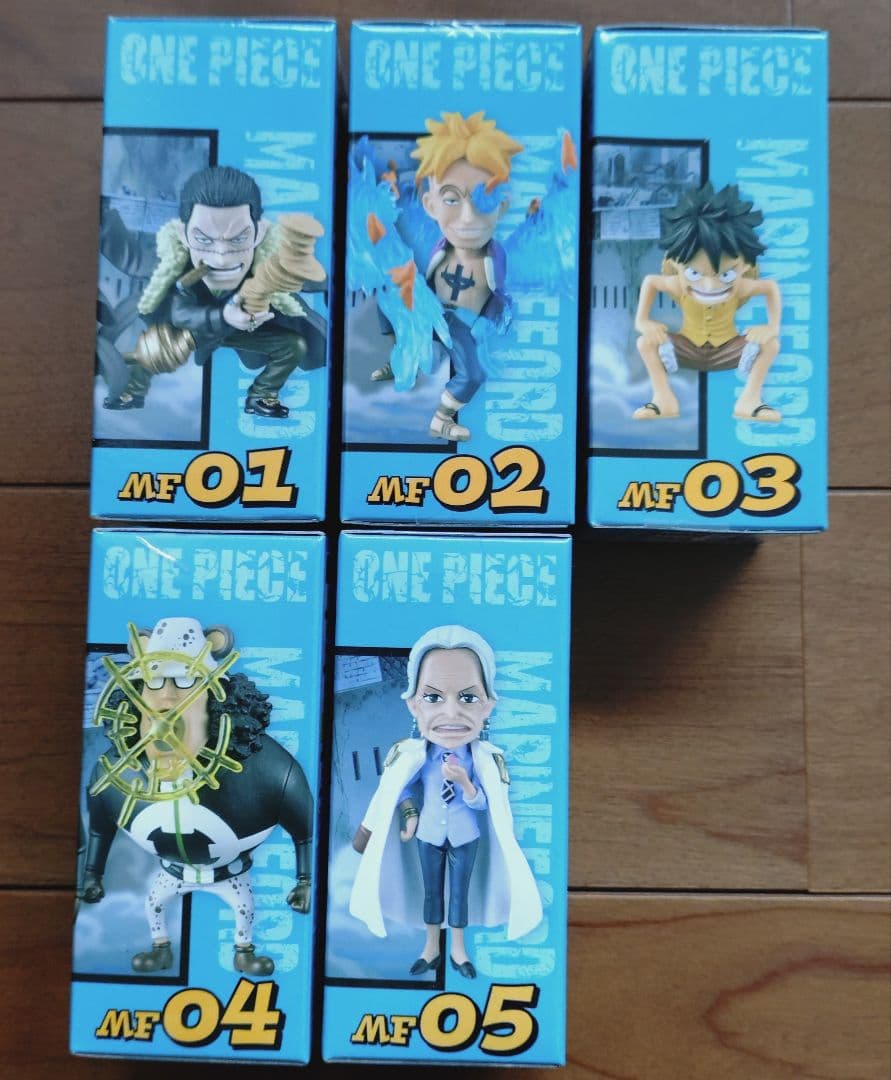 ワンピース　フィギュア　ワーコレ　マリンフォード　５体　セット